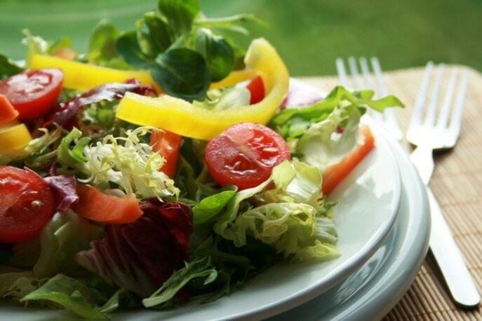 овощной салат для похудения при правильном питании